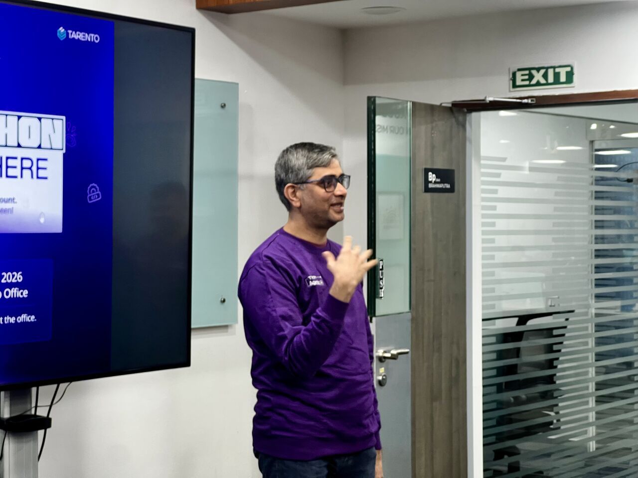 CEO Addressing the Audience